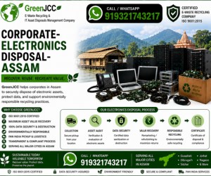 Corporate Electronics Disposal in Assam | Certified E-Waste Recycling Services