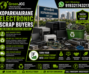 Electronic Scrap Buyer in Koparkhairane | E-Waste Recycling, IT Asset Disposal & Office Electronic Scrap Collection