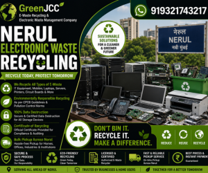 Electronic Waste Recycling in Nerul | Certified E-Waste Collection, IT Asset Disposal & Electronic Scrap Recycling Services