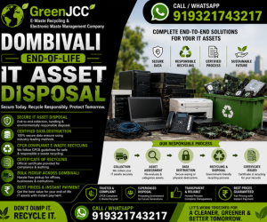 Certified End of Life IT Asset Disposal Services in Dombivli with Secure Data Destruction and E-Waste Recycling