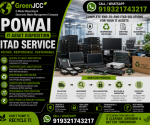 Certified IT Asset Disposition (ITAD) Services in Powai | Secure Corporate IT Asset Disposal & Data Destruction