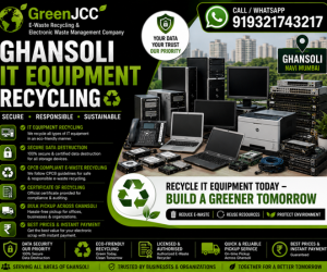 Certified IT Equipment Recycling in Ghansoli | Secure IT Asset Disposal & E-Waste Recycling Services