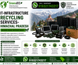 IT Infrastructure Recycling in Himachal Pradesh | Certified ITAD & E-Waste Recycling