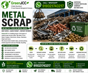 GreenJCC Metal Scrap Buyer | Industrial Metal Recycling & Scrap Disposal Services in India