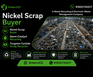 Nickel Scrap Buyer Across India | Spent Catalyst Recycling & Tungsten Carbide Scrap Recycler for Industrial Metal Recycling