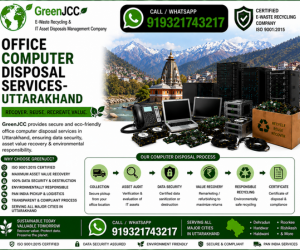 Office Computer Disposal Services in Uttarakhand | Certified ITAD & E-Waste Recycling