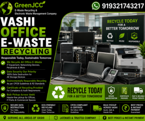Office E-Waste Recycling in Vashi | Secure Corporate IT Asset Disposal & Electronics Recycling